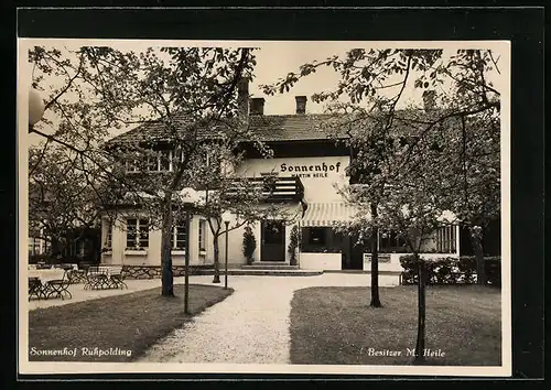 AK Ruhpolding, Hotel Sonnenhof von M. Heile