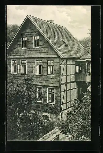 AK Ilsenburg /Harz, Hotel Haus Berke, Bergstrasse 2