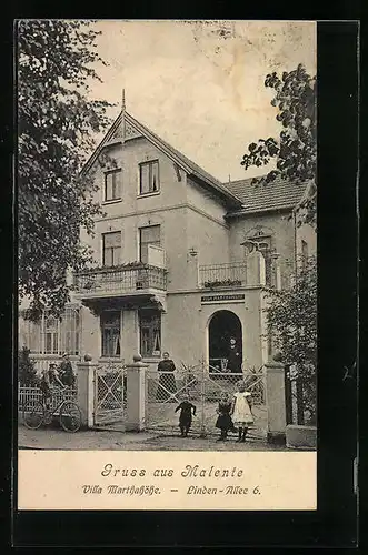 AK Malente, Villa Marthahöhe, Linden-Allee 6