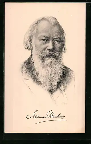 AK Komponist Dr. Johannes Brahms im Portrait