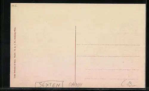 AK Sexten, Postgasthof Fischleinboden