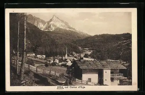 AK Ega, Panorama col Corno d`Ega