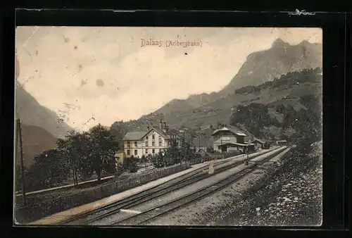 AK Dalaas, Bahnhof der Arlbergbahn