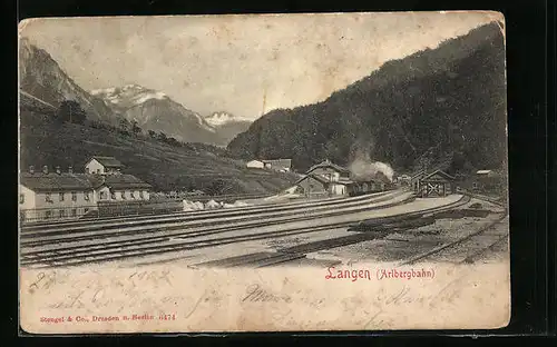 AK Langen, Bahnhof der Arlbergbahn