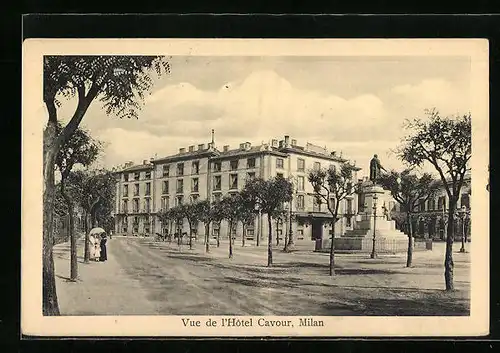 AK Milan, Vue de l'Hotel Cavour