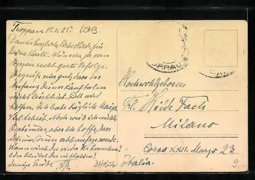 AK Milan, Vue de l'Hotel Cavour