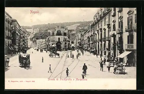 AK Napoli, Strada di Piedigrotta e Mergellina