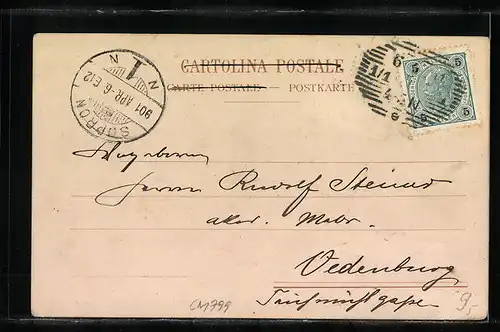 Lithographie Napoli, Villa Nazionale e Posillipo