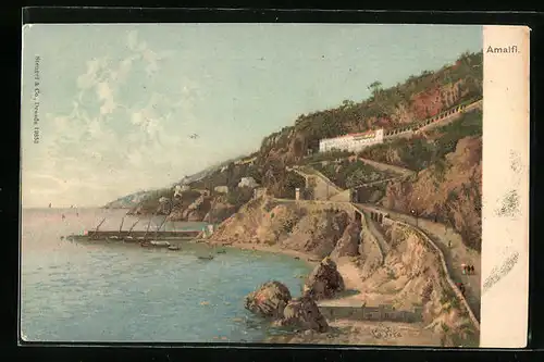 AK Amalfi, Ufer-Panorama