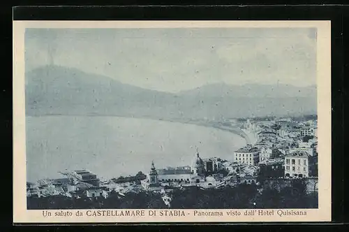 AK Castellamare di Stabia, Panorama visto dall'Hotel Quisisana