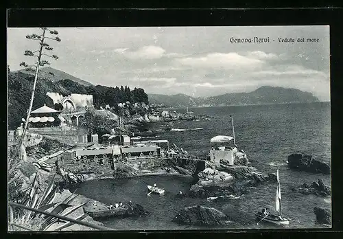 AK Genova-Nervi, Veduta dal mare