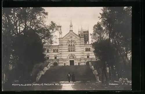 AK Rapollo, Hotel Monteallegro, Facciata del Santuario