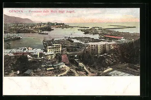 AK Genova, Panorama dalle Mura degli Angeli
