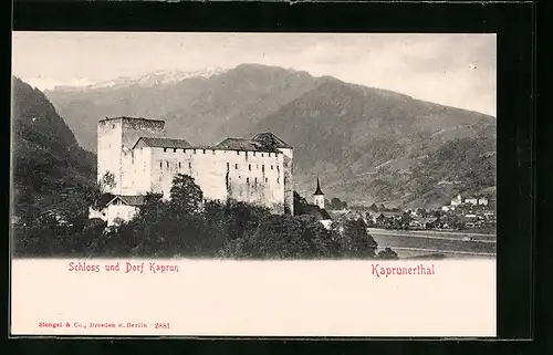 AK Kaprun, Schloss und Dorf