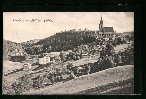 AK Hallein, Blick auf Dürnberg und Zill