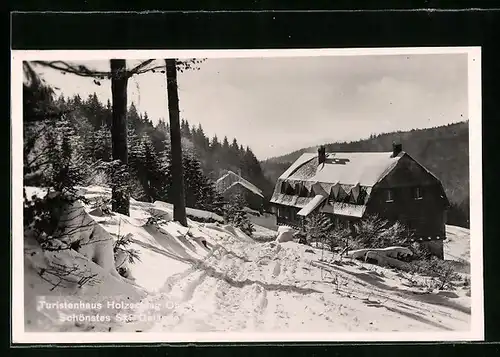 AK Holzschlag, Turistenhaus im Winter