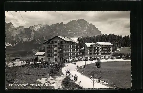 AK Pocol, Albergo Villa Argentina e Monte Cristallo