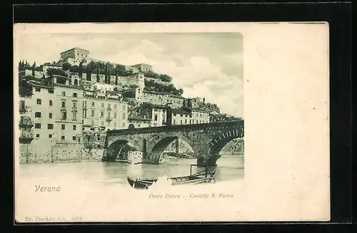 AK Verona, Ponte Pietra, Castello S. Piedro