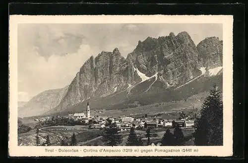 AK Cortina d'Ampezzo, Partie gegen Pomagagnon