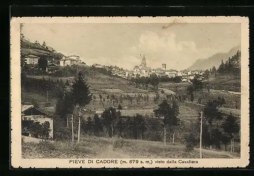 AK Pieve di Cadore, Panorama visto dalla Cavaliera