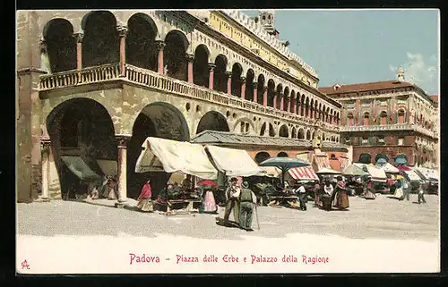 AK Padova, Piazza delle Erbe e Palazzo della Ragione