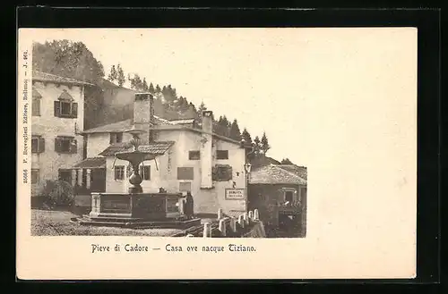 AK Pieve di Cadore, Casa ove nacque Tiziano