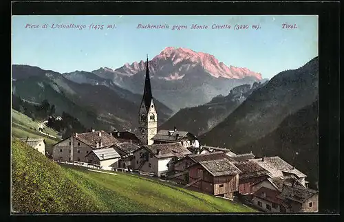 AK Buchenstein, Panorama gegen Monte Civetta