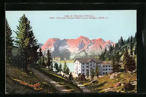 AK Misurina, Hotel Misurina e Grand Hotel verso Sorapis