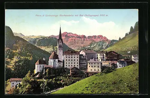 AK Pieve di Livinallongo, Panorama mit Boe