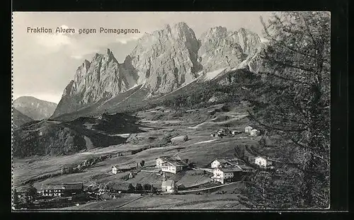 AK Alvera, Panorama gegen Pomagagnon