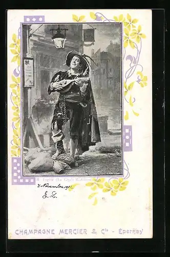 AK Epernay, Champagne Mercier & Cie, M. Fugere, la Cigale Madrilene