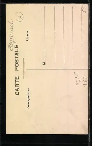 AK Berck-Plage, Pecheuse raccommodant ses filets