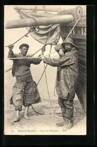 AK Berck-Plage, Types de Pecheurs