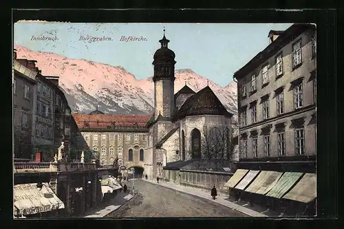 AK Innsbruck, Hofkirche am Burggraben