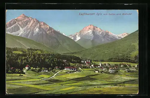 AK Igls, Gesamtansicht mit Serles