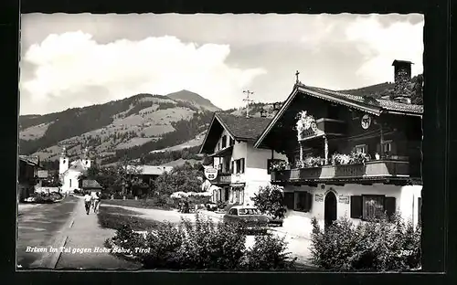 AK Brixen im Tal, Strassenpartie gegen Hohe Salve