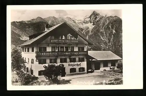 AK Sautens, Ritzlerhof mit Acherkogl