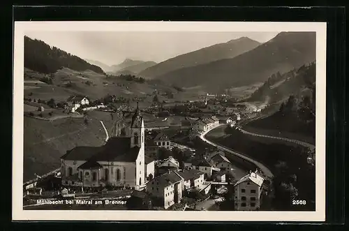 AK Mühlbachl, Totale mit Kirche