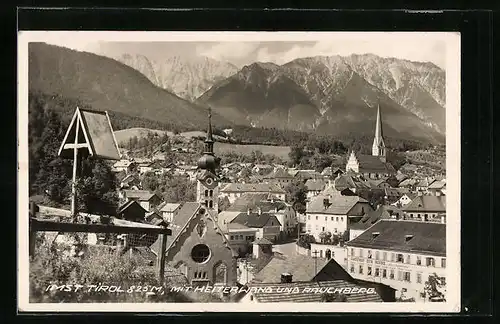 AK Imst, Panorama mit Heiterwang und Rauchberg