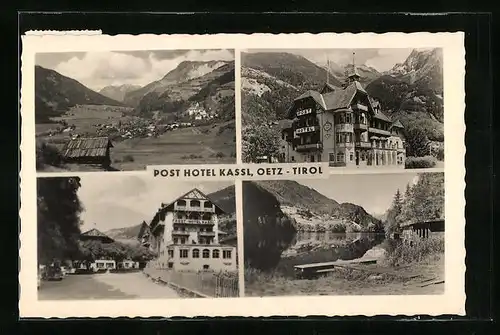 AK Oetz, Panorama und Post Hotel Kassl