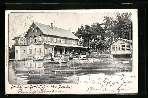 AK Neu Jonsdorf, Gasthof zur Gondelfahrt