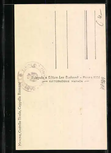 AK Merano, Castello Tirolo, Cappella Romana