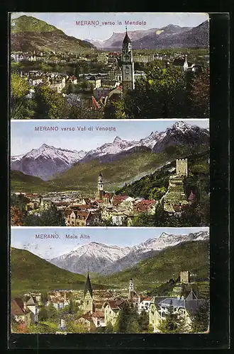 AK Merano, Merano verso la Mendola, Merano verso Val di Venosta, Maia Alta