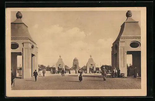 AK Leipzig, Intern. Baufachausstellung 1913, Strasse des 18. Oktober