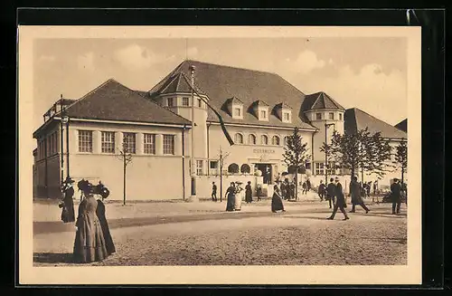 AK Leipzig, Internationale Baufachausstellung 1913, Österreich. Staatsgebäude