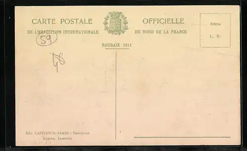 AK Roubaix, Exposition Internationale du Nord de la France 1911, L`Entrée du Village Flamend, Le Porche, Ausstellung