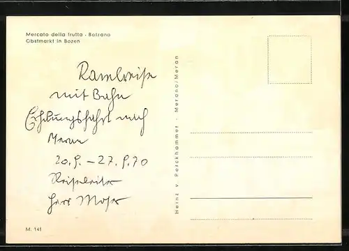 AK Bolzano, Mercato della frutta