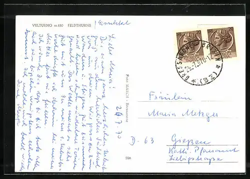 AK Velturno, Panorama