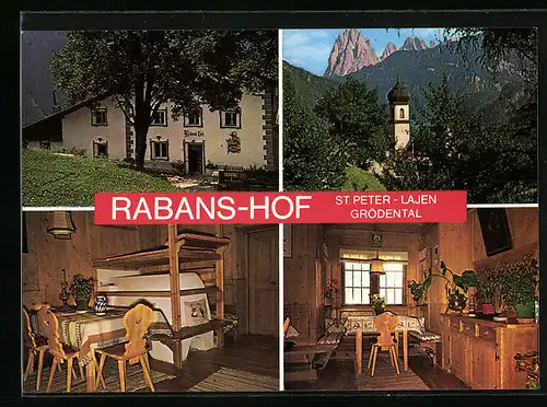 AK Sankt Peter / Lajen, Hotel Rabans-Hof