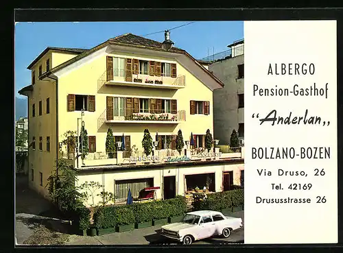 AK Bolzano, Albergo Anderlan, Via Druso 26